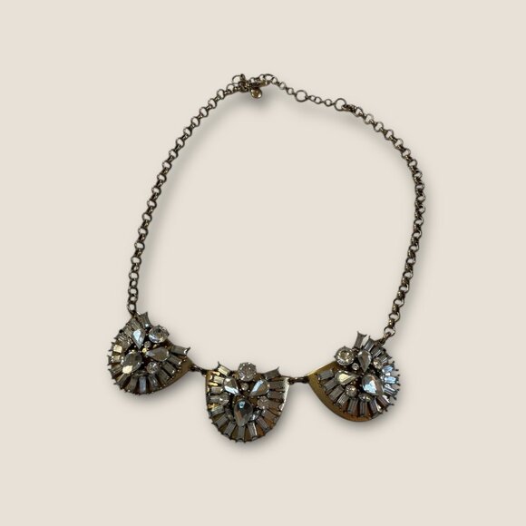 J.Crew Jewelry Lot 10 Pieces Swarovski Rhinestone Statement Necklaces Earrings & - Picture 6 of 16